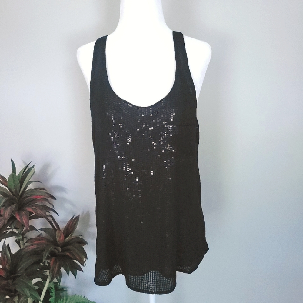 REMAIN Sequin Racerback Tank